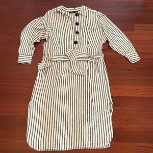 Zara Shirt Dress with Belt L size